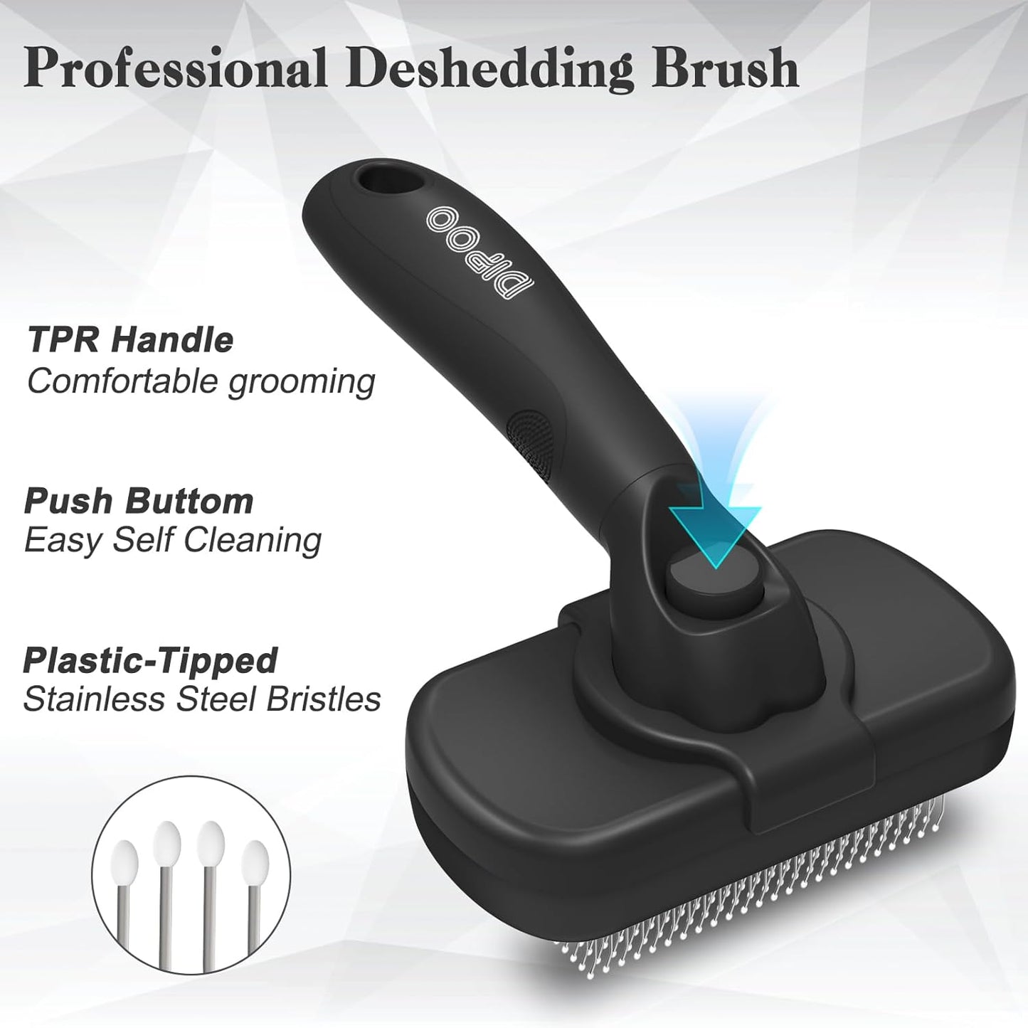 Self-Cleaning Pet Shedding Brush – Grooming Tool for Dogs & Cats