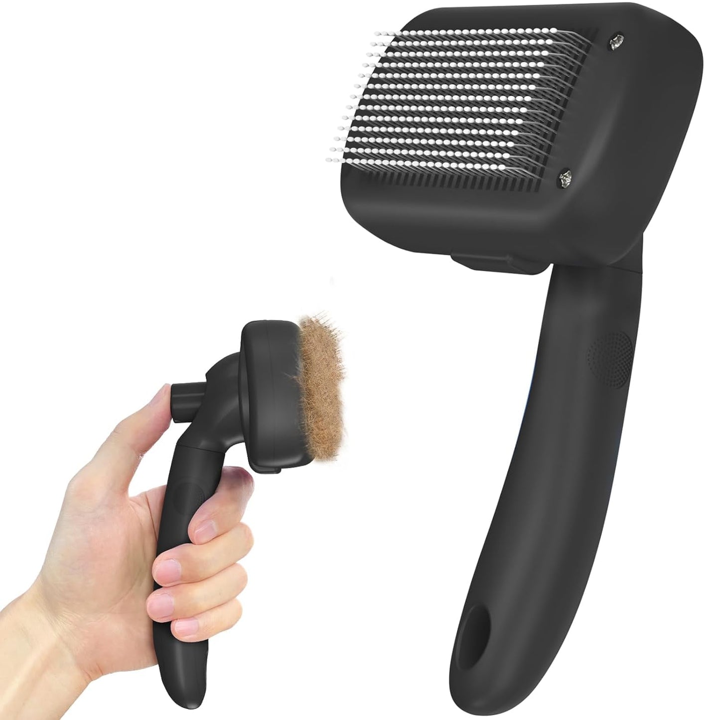 Self-Cleaning Pet Shedding Brush – Grooming Tool for Dogs & Cats