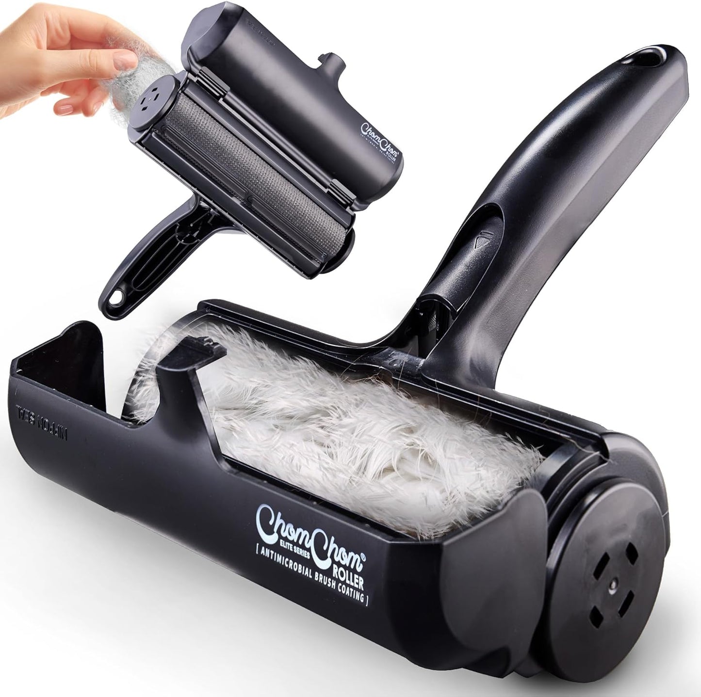 Reusable Pet Hair Remover for Furniture & Clothing (Black)