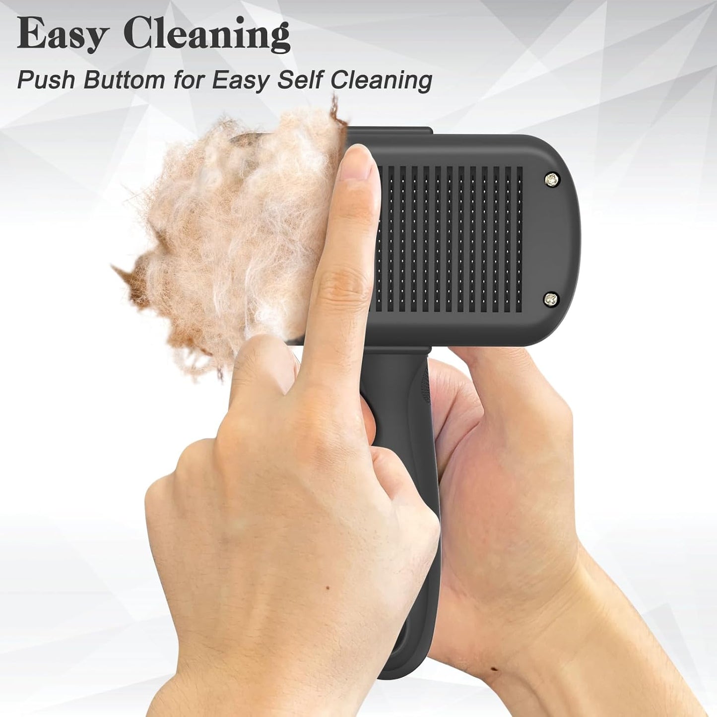 Self-Cleaning Pet Shedding Brush – Grooming Tool for Dogs & Cats