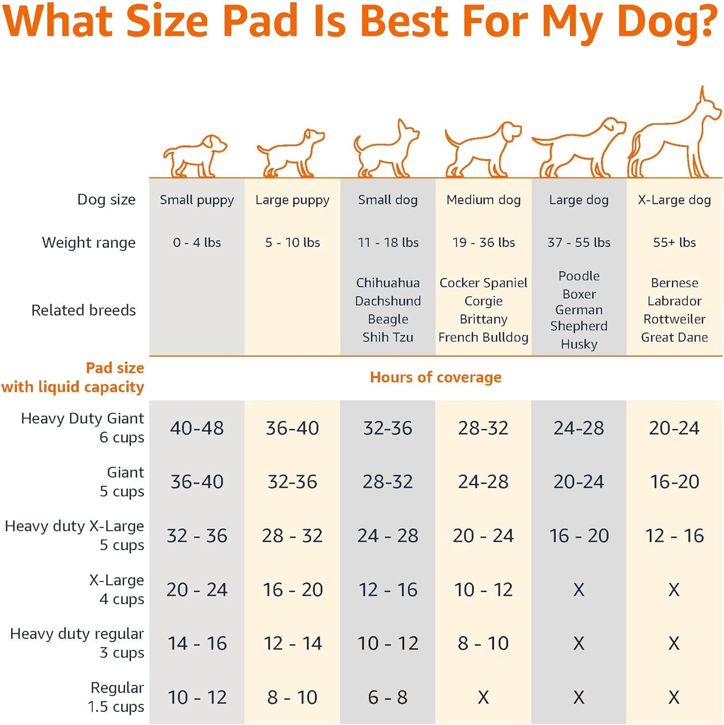Basics Dog Pee Pads – Leak-Proof, Quick-Dry, 100 Count (22"x22")