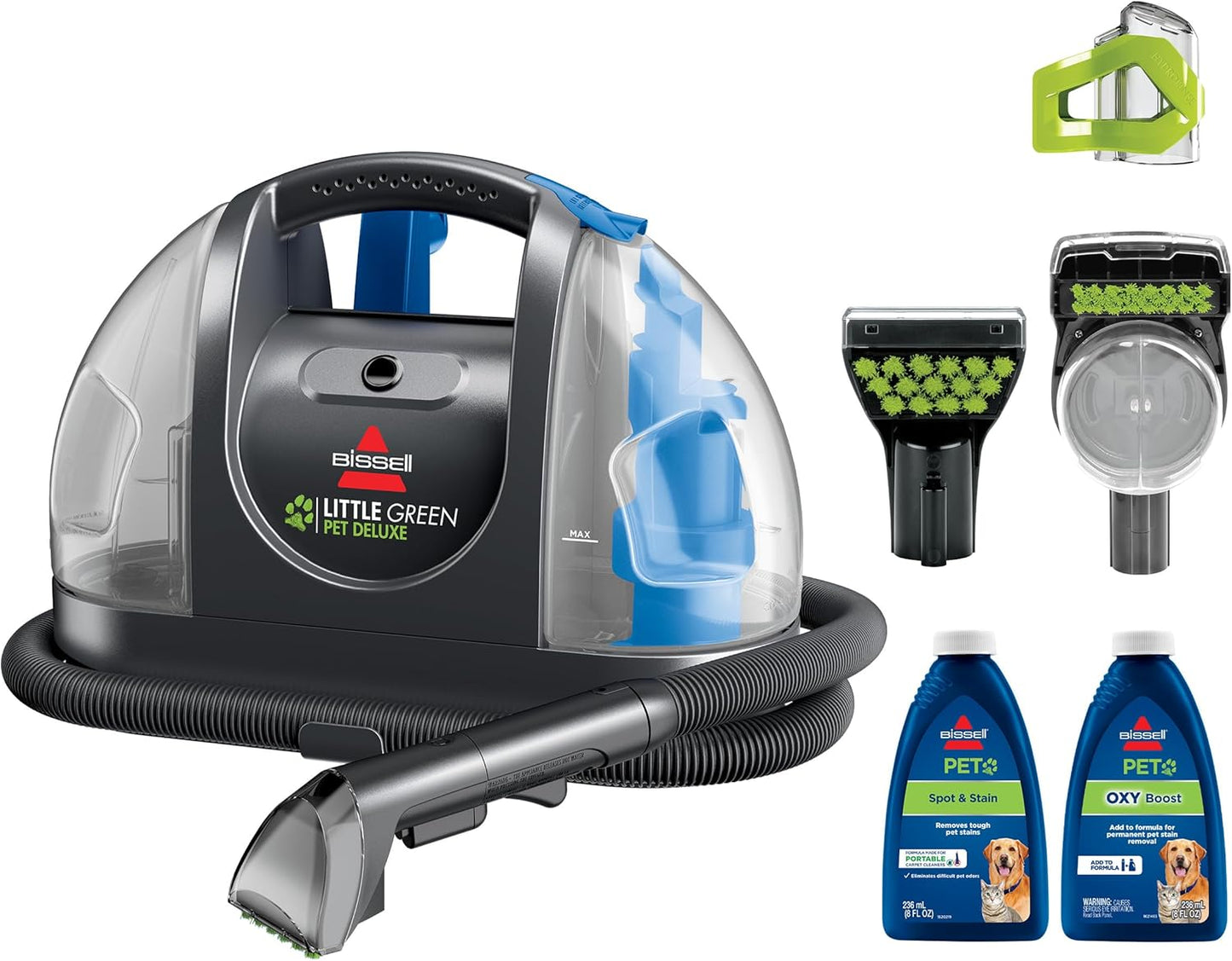 Little Green Pet Deluxe Carpet & Car Cleaner – 3353, Gray/Blue