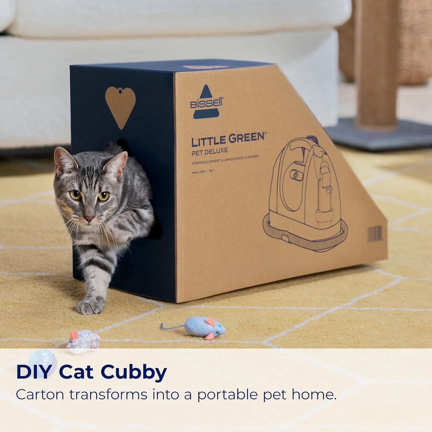 Little Green Pet Deluxe Carpet & Car Cleaner – 3353, Gray/Blue