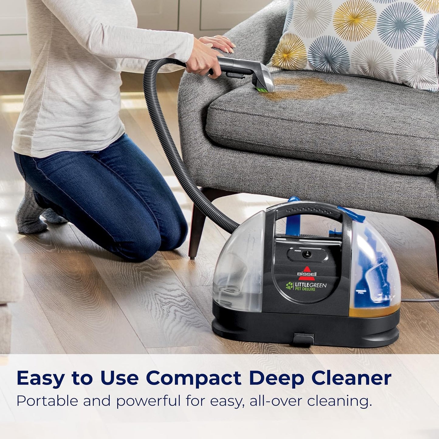 Little Green Pet Deluxe Carpet & Car Cleaner – 3353, Gray/Blue