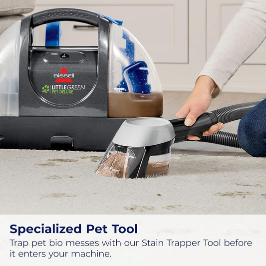 Little Green Pet Deluxe Carpet & Car Cleaner – 3353, Gray/Blue